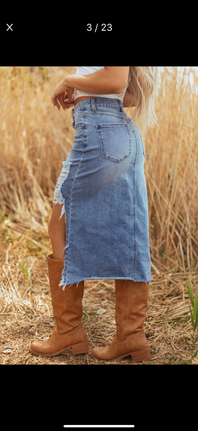 Jean skirt