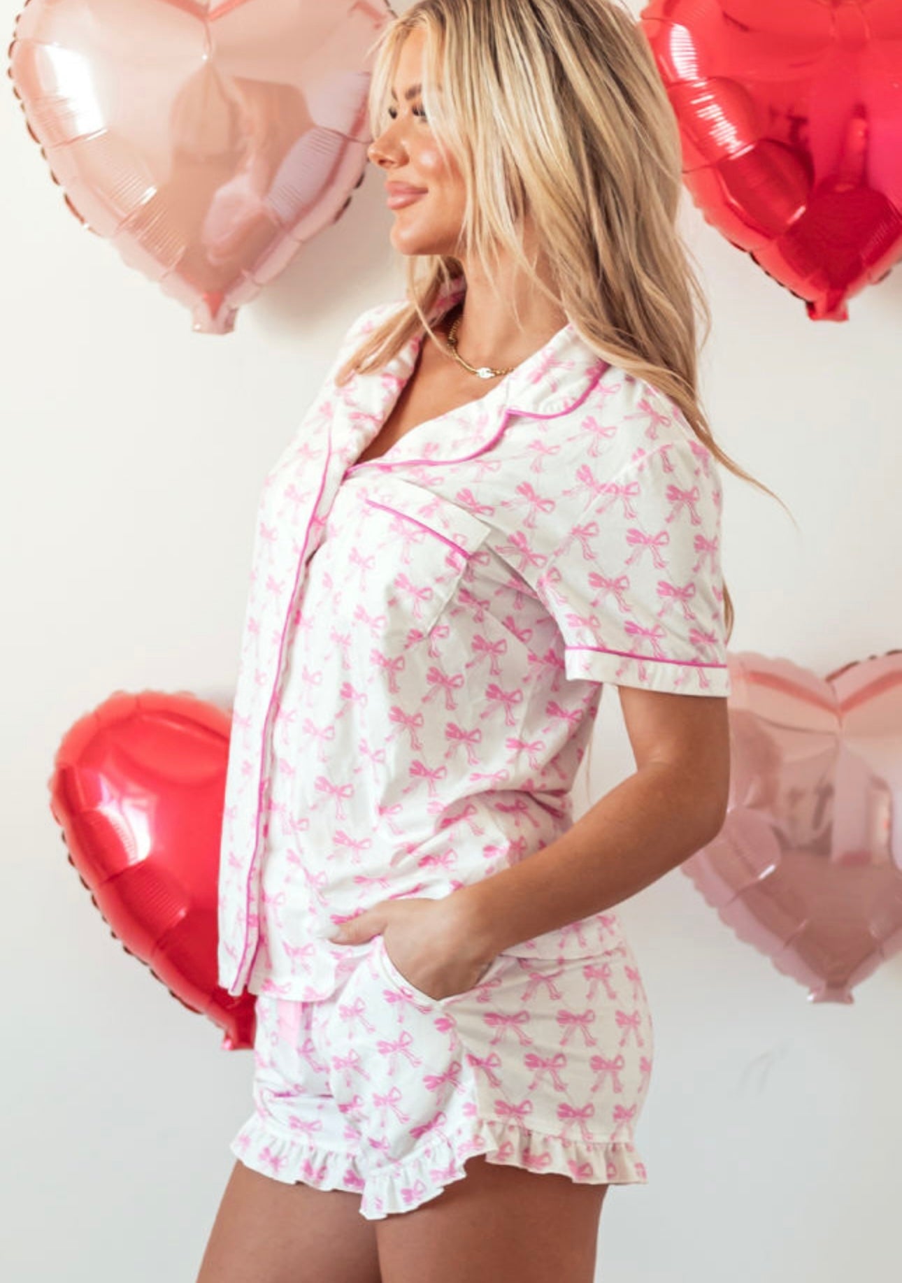 Pink bow 🎀 pajamas