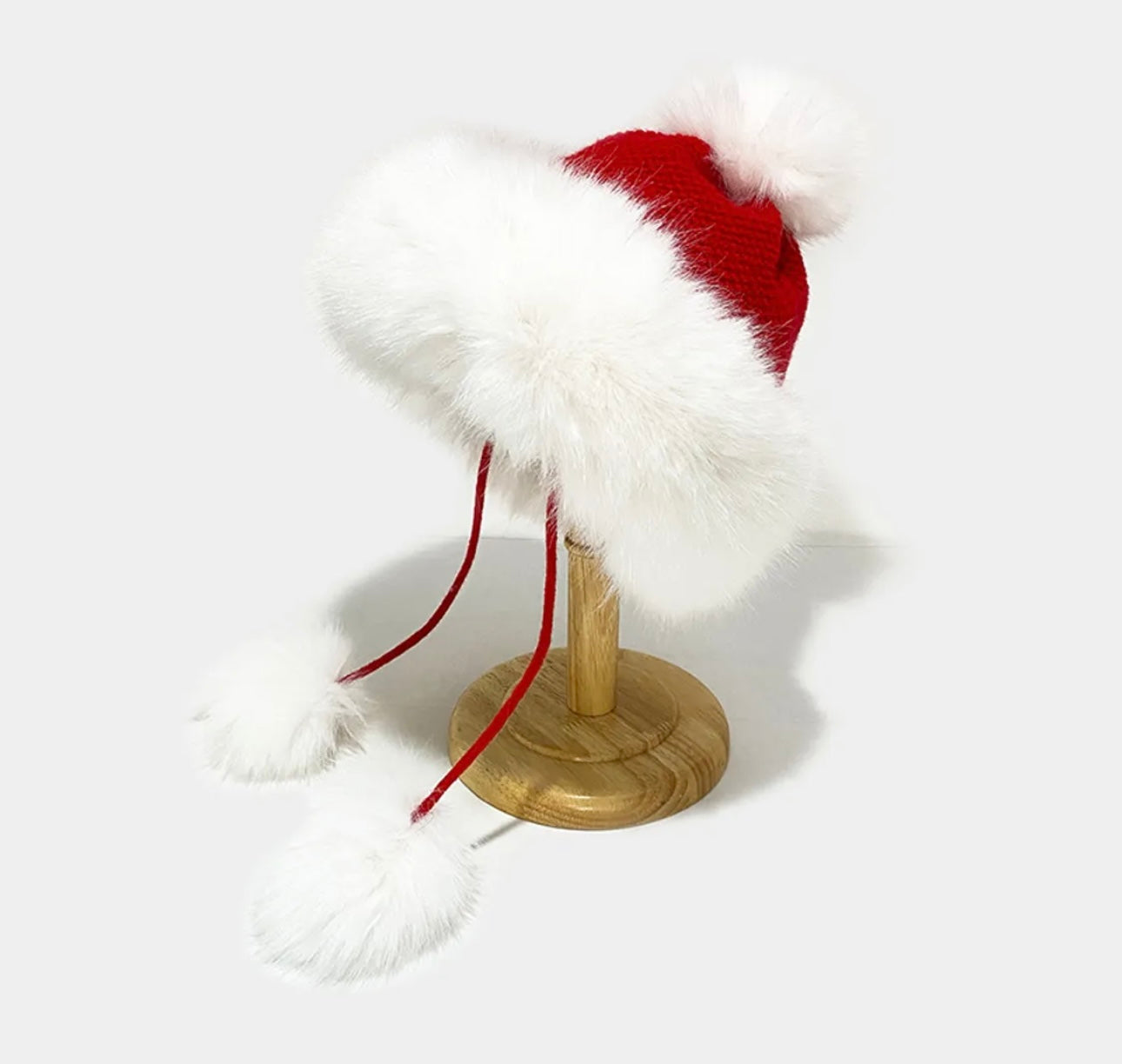 Fuzzy Santa hat