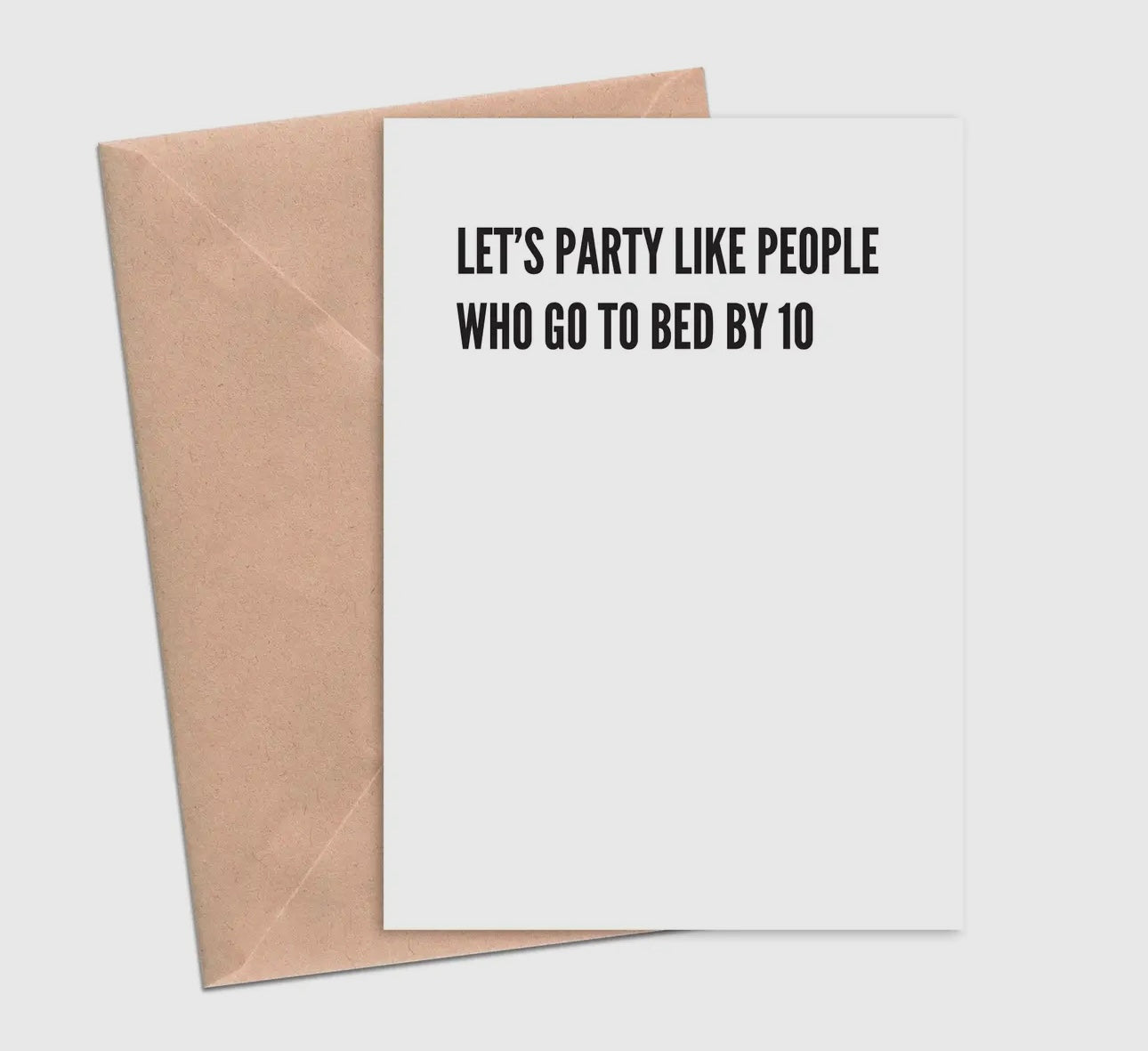 Let’s party card