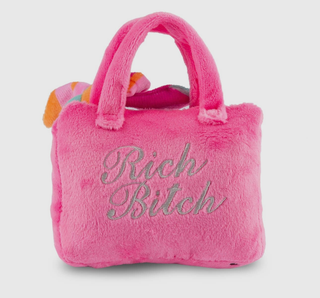 Rich Bitch dog toy purse