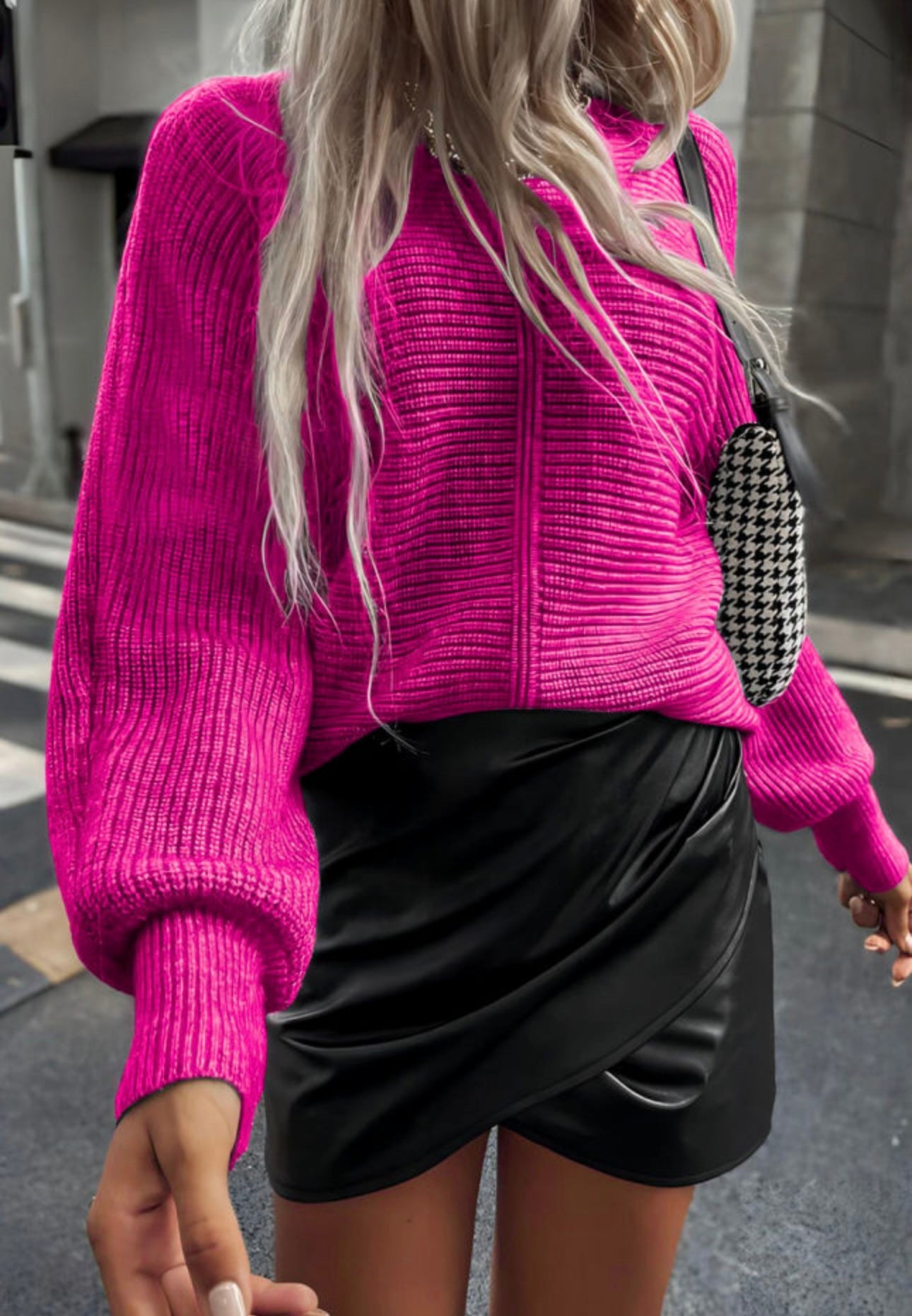 Pink baggy sweater