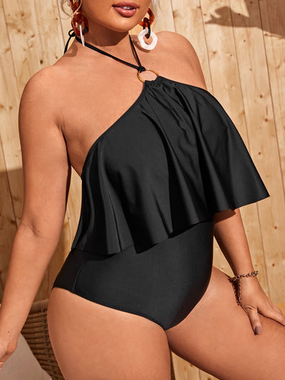 Plus size one piece bathing suit