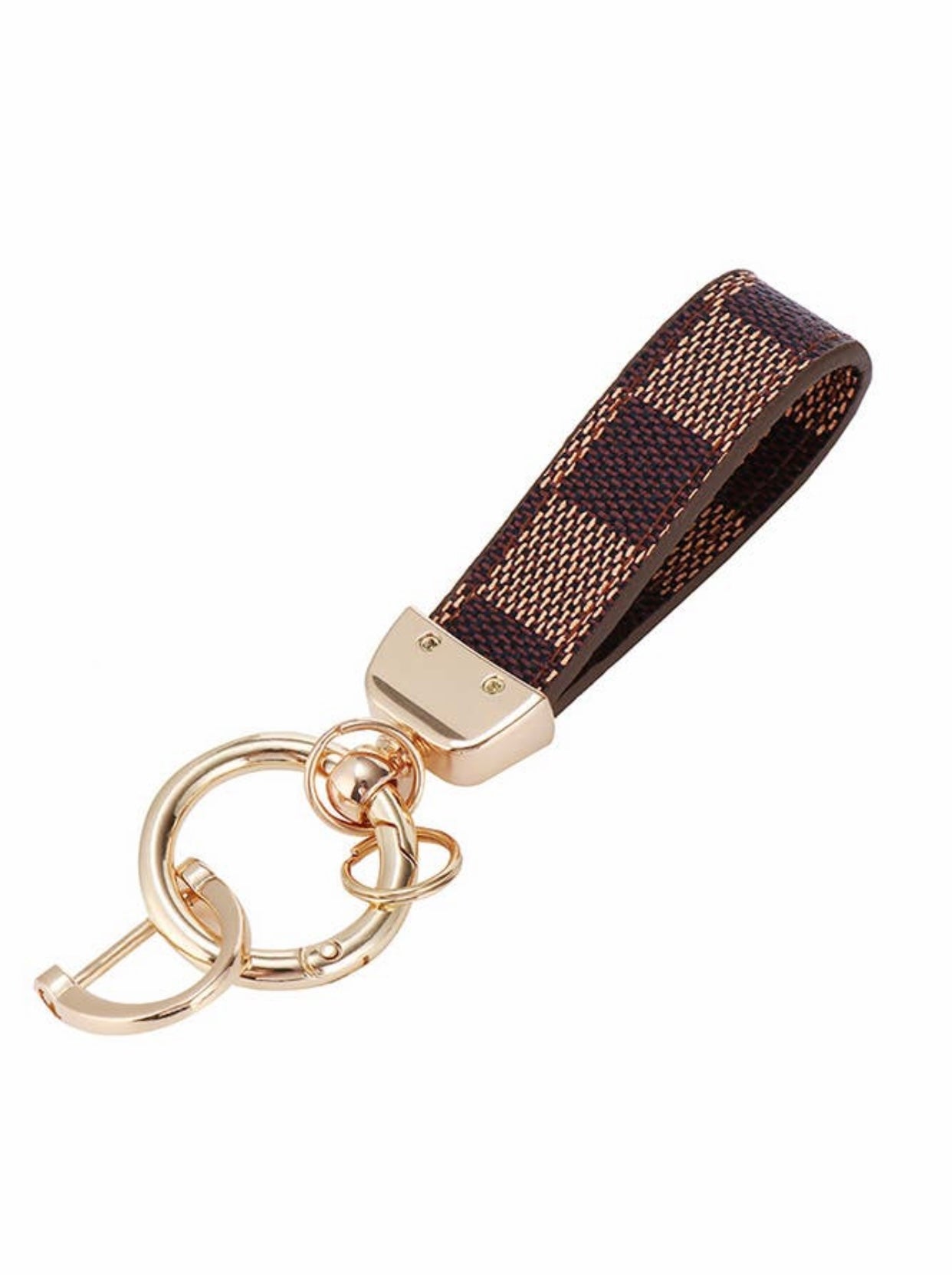 Keychain/bag charm brown