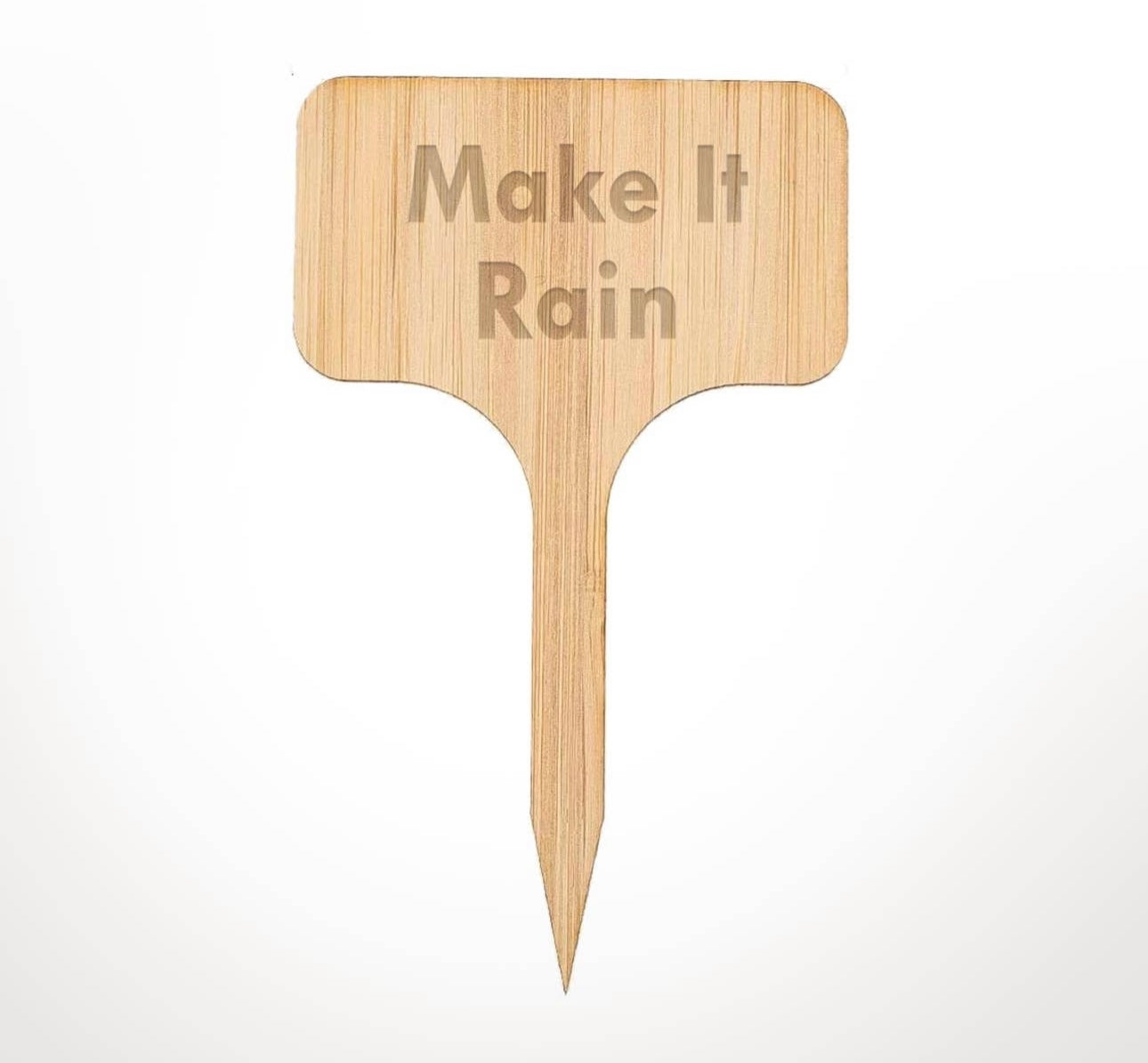 Make it rain plant marker