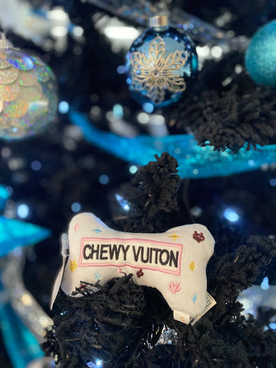 Small Chewy Vuiton dog toy multi